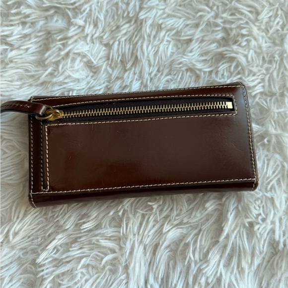 Dooney & Bourke Satchel Bag in Brown w/ Long Strap & Matching Wallet - Picture 12 of 12
